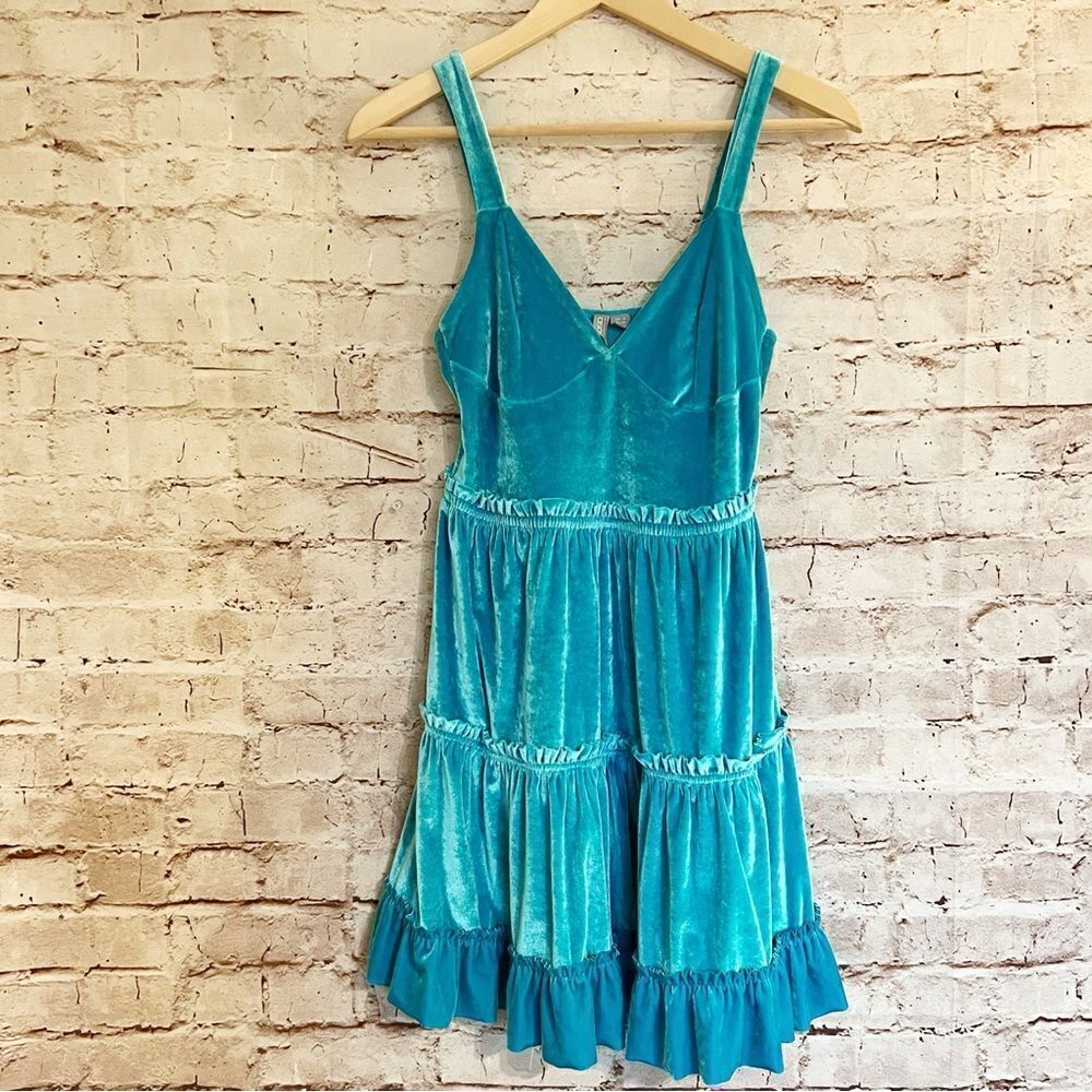 Asos sleeveless velour sundress